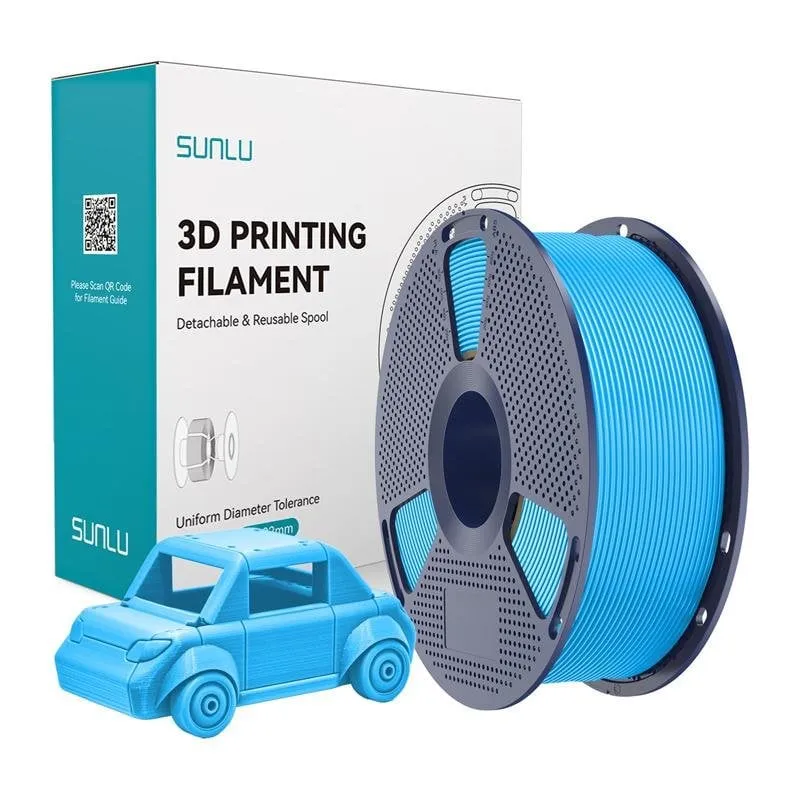 Filamento PETG Sunlu PETG C Cyan 1,75 mm Alta Durabilità Precisione - immagine 1