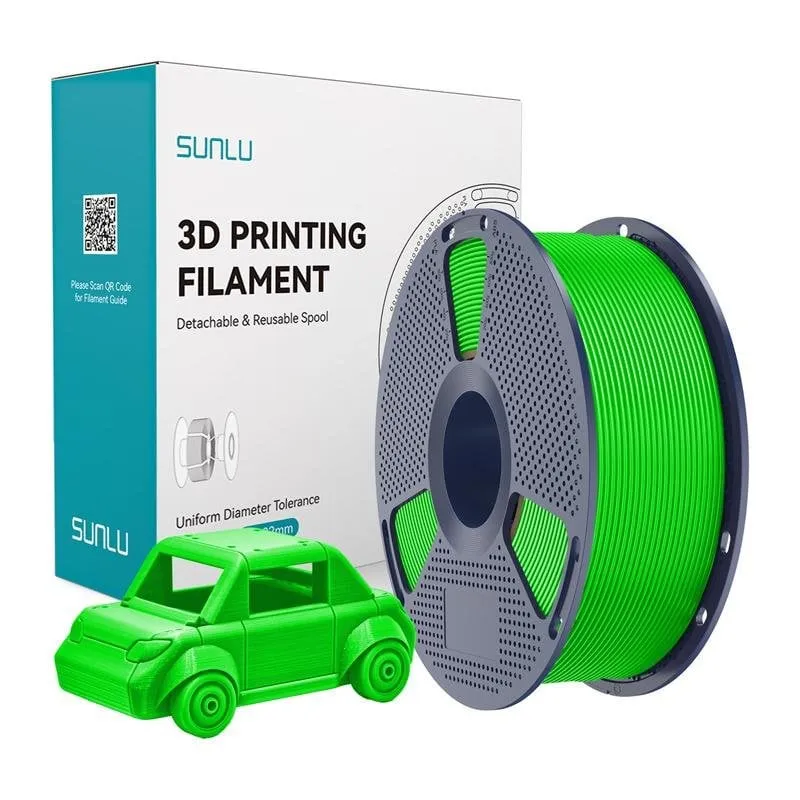 Filamento PETG Sunlu PETG G Verde 1,75 mm Alta Durabilità Resistente - immagine 1