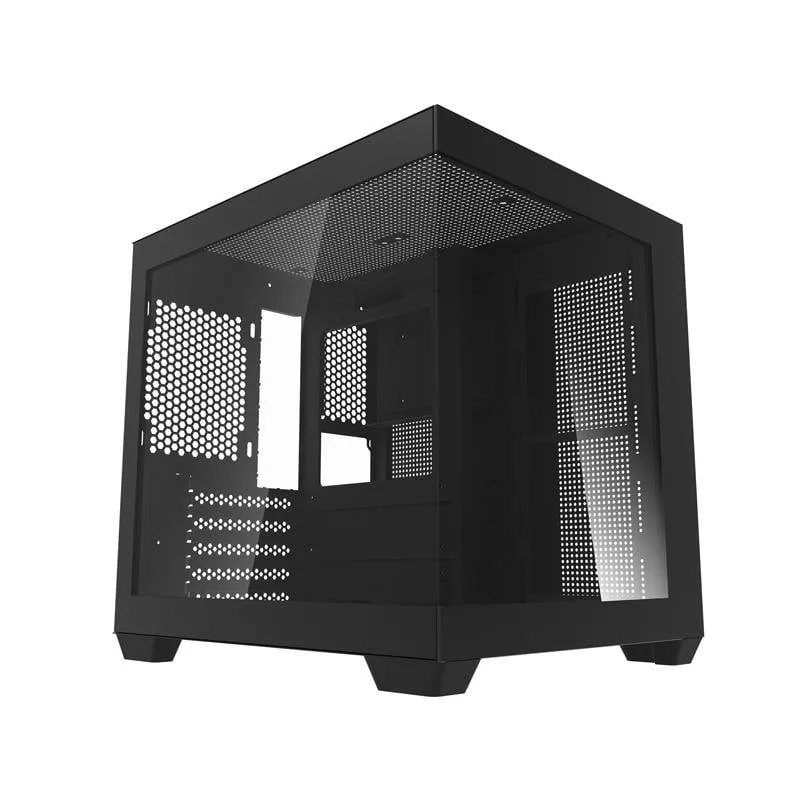 Case PC Darkflash C275P Mini Tower M-ATX Vetro Temprato Nero - immagine 1