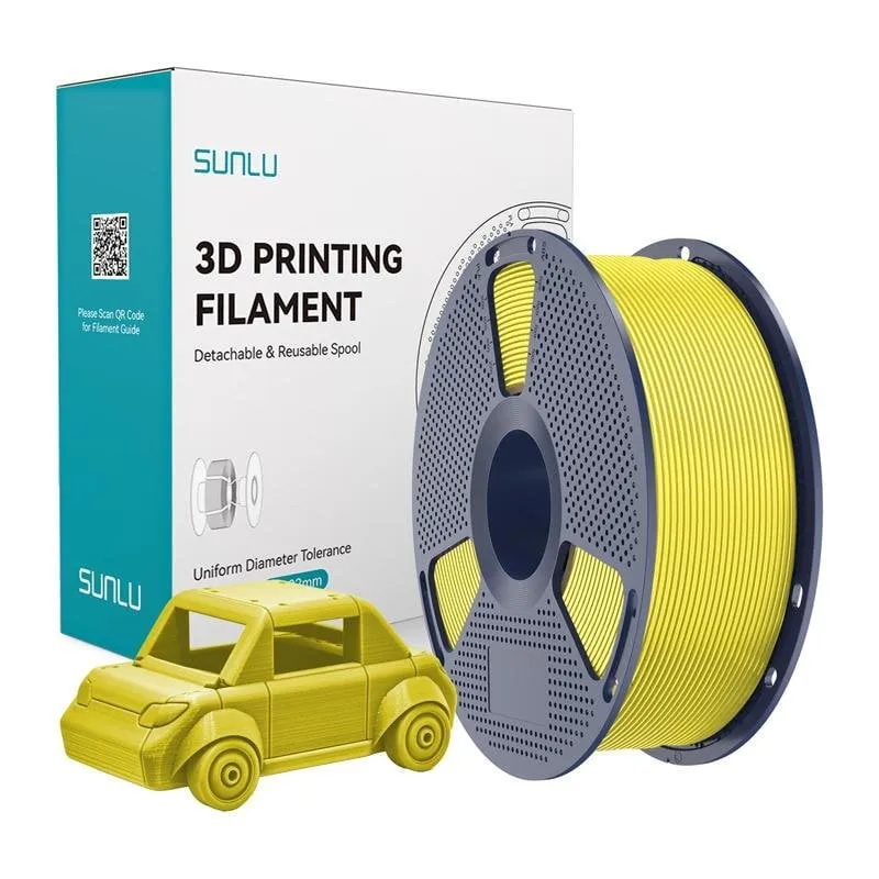 Filamento PETG Sunlu PETG Y Giallo 1,75 mm Alta Durabilità Resistente - immagine 1