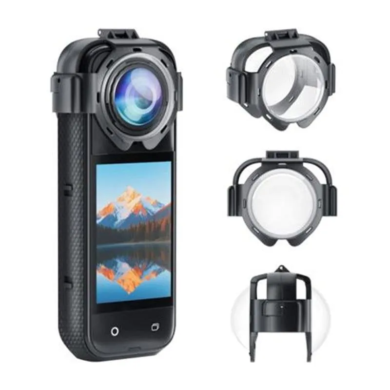 Coperture per obiettivo Puluz per Insta360 X5 snap-on - immagine 1