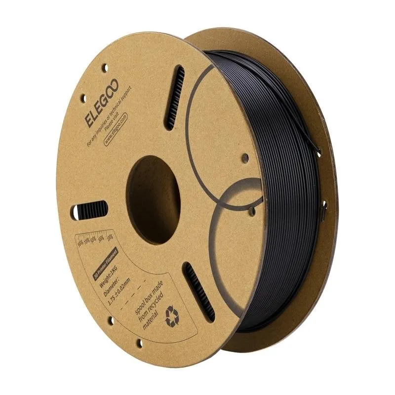 Filamento PLA ELEGOO 50.203.0038 Nero 1,75 mm Alta Purezza Precisione - immagine 1