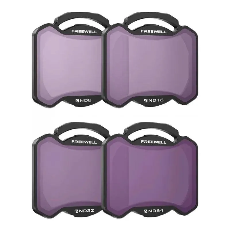 Set di Filtri ND Freewell per DJI Avata 2 - ND8, 16, 32, 64 - immagine 1