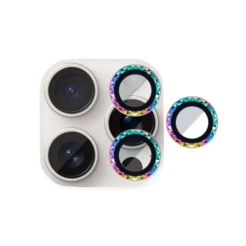 Copriobiettivo Intrecciato Compatibile iPhone 16 Pro Protezione Fotocamera - immagine 1