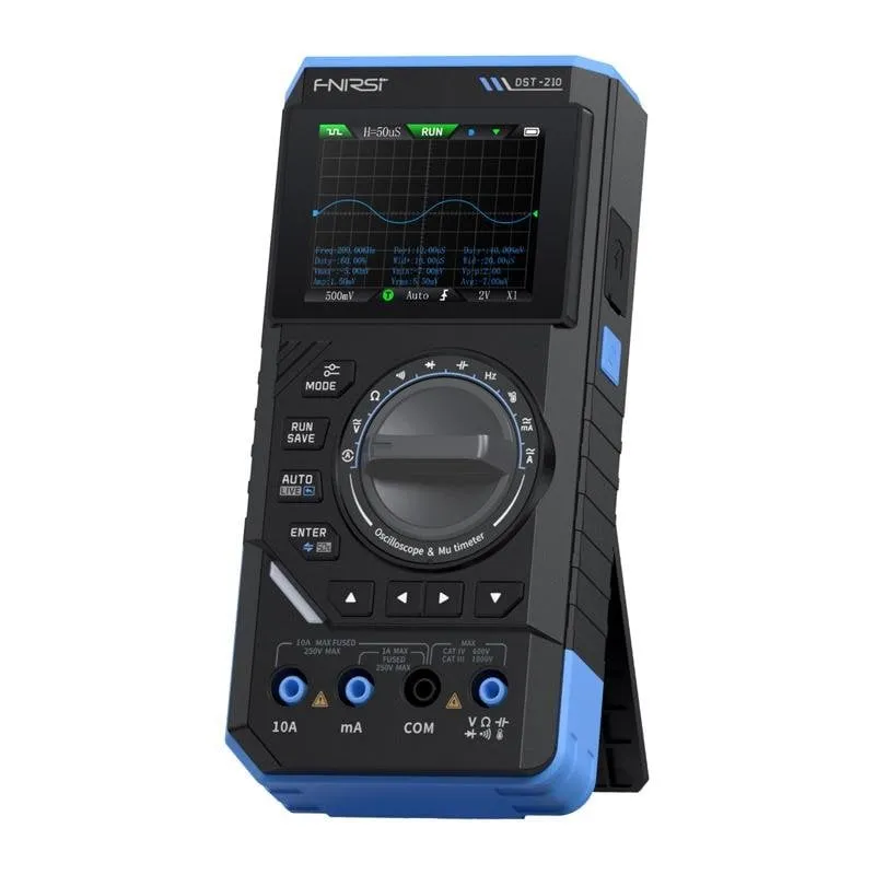 Oscilloscopio portatile FNIRSI DST-210 10 MHz 48 MS/s USB-C - immagine 1