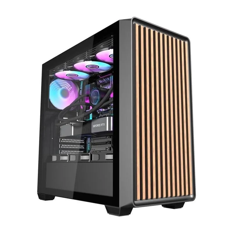 Case PC Darkflash DS900WD Nero + 4 Ventole ARGB - immagine 1