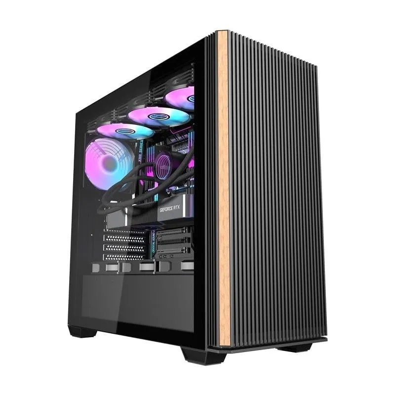 Case PC Darkflash DS900WS Nero + 4 Ventole ARGB - immagine 1
