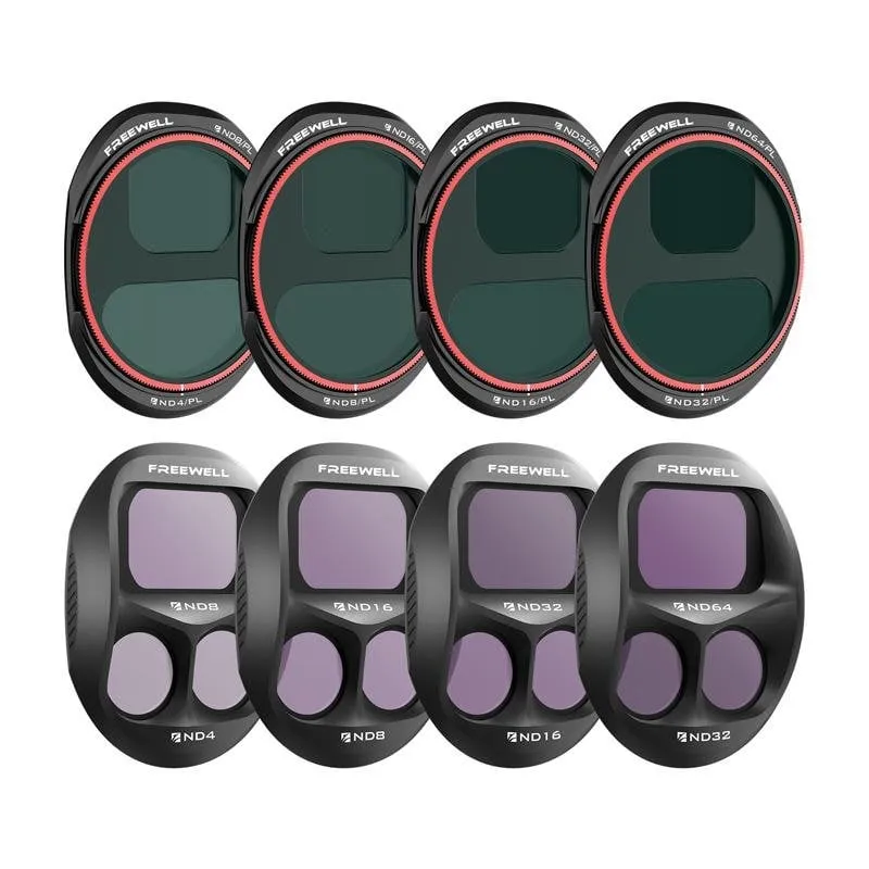 Filtro Freewell All Day per DJI Mavic 4 Pro 8 pezzi ND e ND/PL - immagine 1
