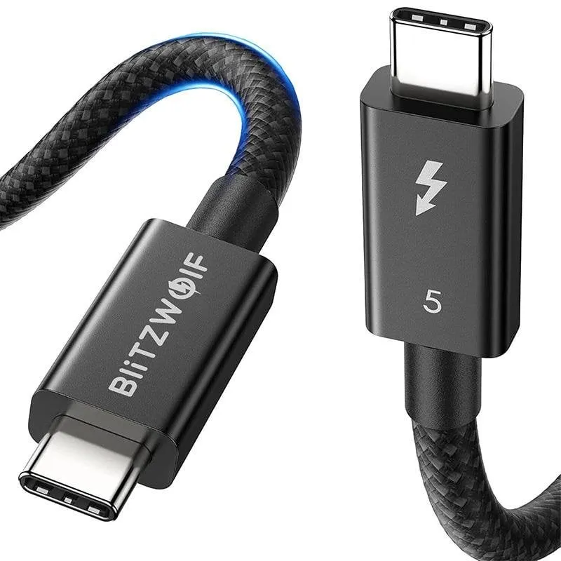 Cavo USB-C BlitzWolf BW-HDC8 240W 0,5 m Nero - immagine 1