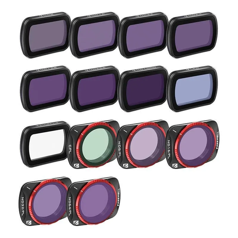 Kit Filtri Freewell DJI Osmo Pocket 3 Mega Kit 14 Unità - immagine 1