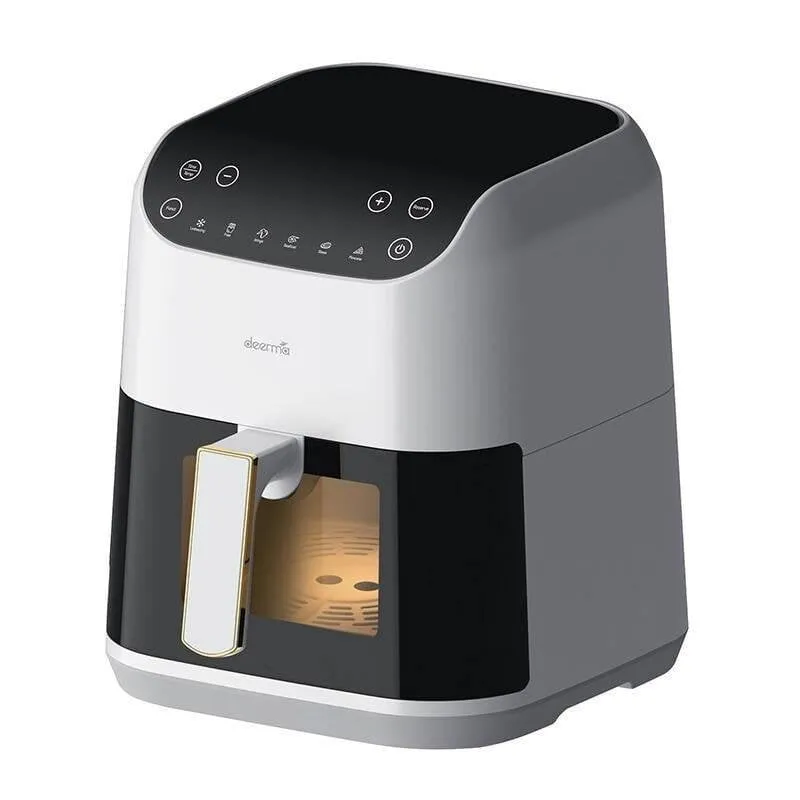 Friggitrice ad Aria Deerma DEM-KZ130W Finestra 5,5 L 1300 W con Timer - immagine 1