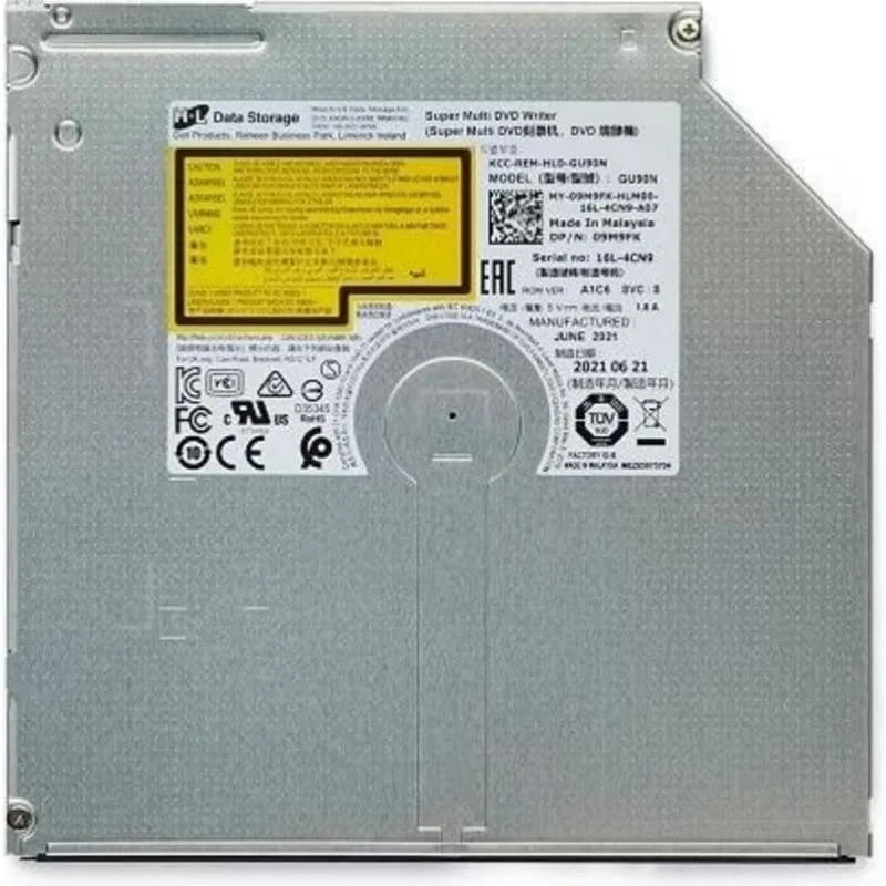 Masterizzatore DVD Dell 35KW8 SATA DVD+/-RW Nero e Argento - immagine 1