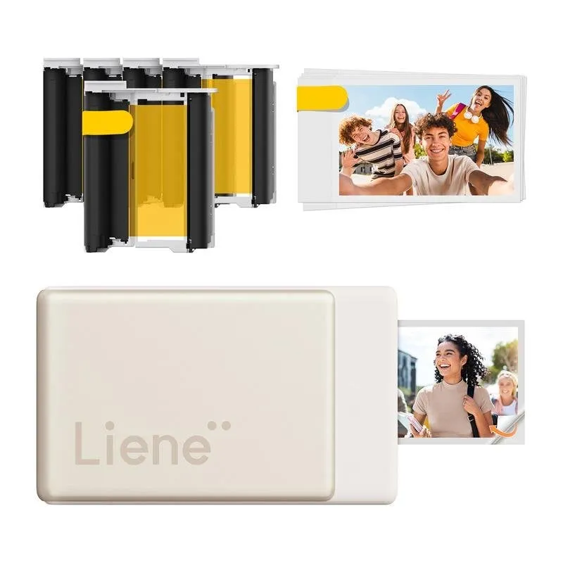 Stampante Sublimazione Bluetooth Liene Pearl N200 Pro portatile oro adesiva - immagine 1