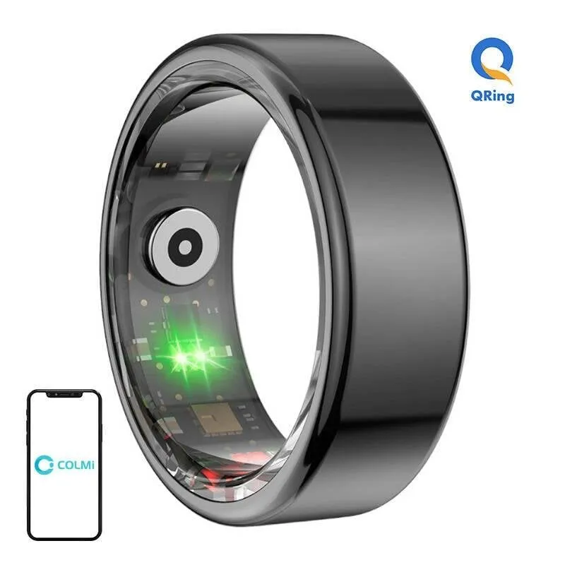 Anello intelligente COLMi R02 Taglia 10 Bluetooth 5.0 IP68 Autonomia 6 giorni Nero - immagine 1
