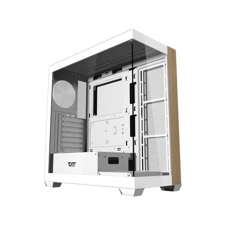 Case PC Darkflash DS900W Bianca Senza Ventole Torre Media - immagine 1
