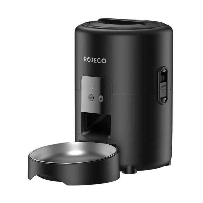 Distributore Automatico di Cibo Rojeco 2L WiFi Versione Nera - immagine 1