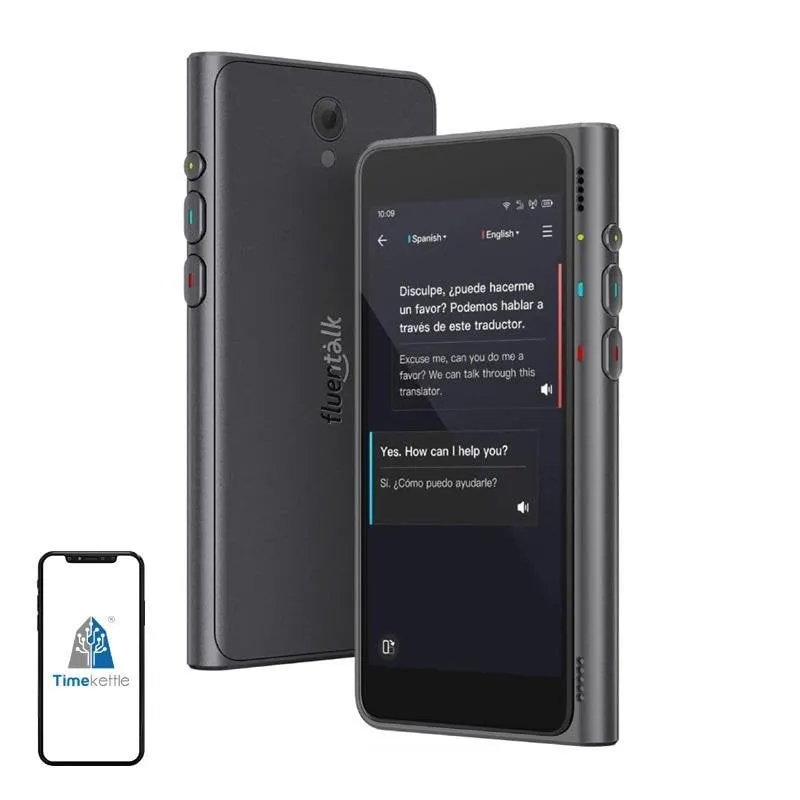 Traduttore Timekettle T1 Grigio Traduzione in Tempo Reale IA Offline - immagine 1