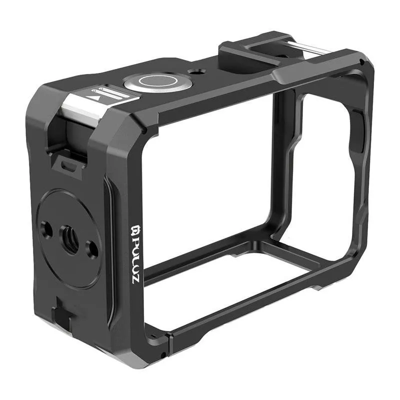 Carcassa metallica Puluz con montatura cold shoe per DJI Osmo Action 6 - immagine 1