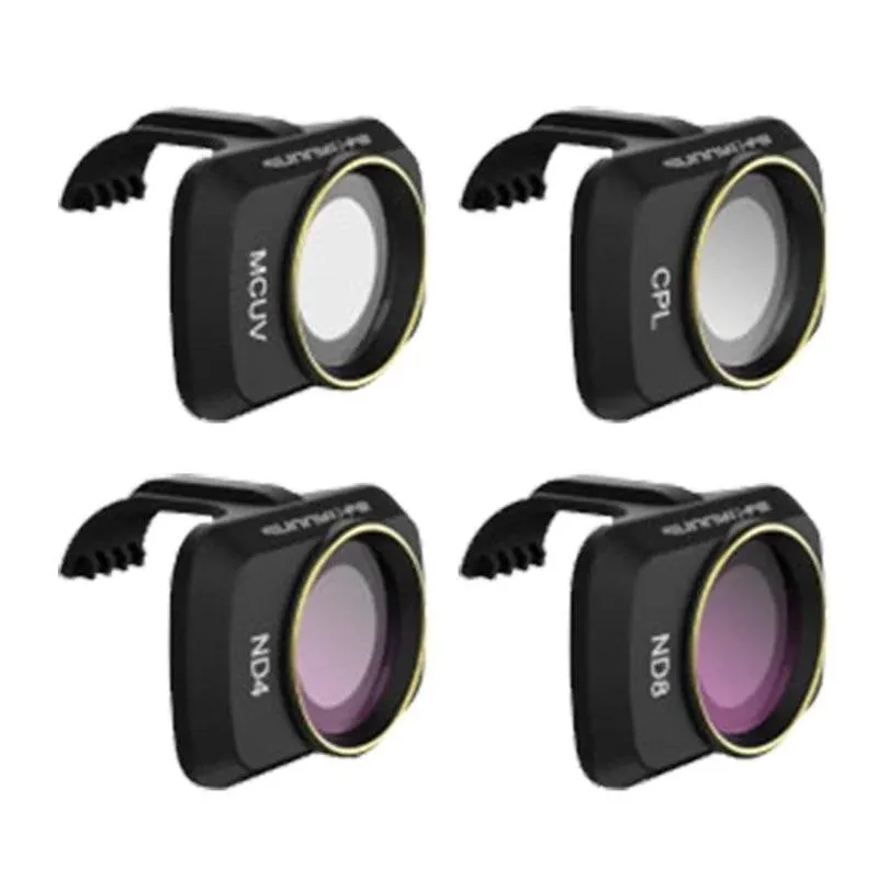 Set di Filtri per Drone Sunnylife CPL ND 4/8 UV DJI Mini 2 - immagine 1