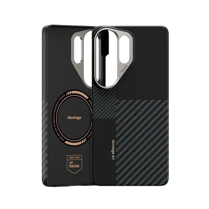 Funda per smartphone Benks ArmorAir Montage Kevlar Nera per Galaxy S26 Ultra - immagine 1