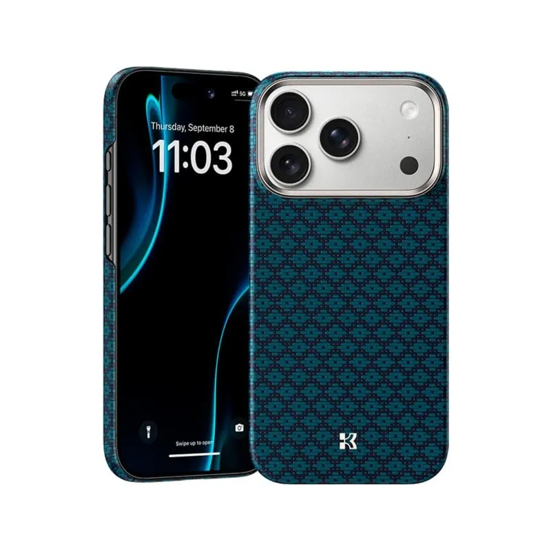 Funda per smartphone Benks Armorgrid 1000D Kevlar MagSafe Blu Ultrafine per iPhone 17 Pro Max - immagine 1