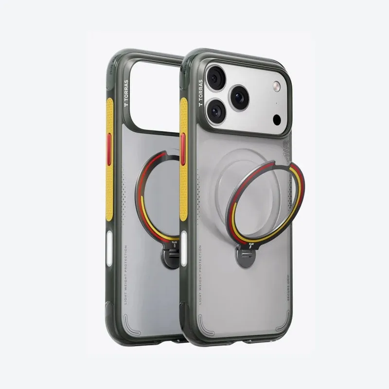 Funda per smartphone Torras Ostand Q3 Air Football Limited Iron Germany per iPhone 17 Pro Max - immagine 1