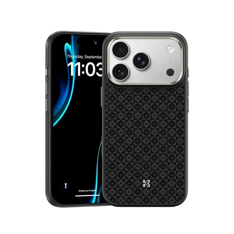 Funda per smartphone Benks Armorgrid Kevlar MagSafe Nero per iPhone 17 Pro - immagine 1