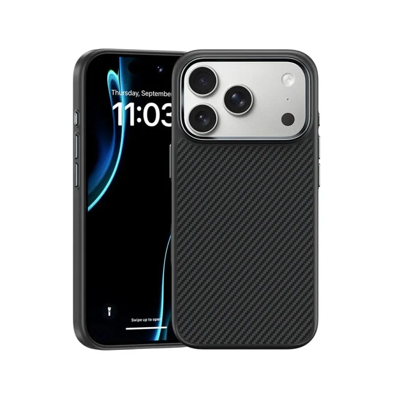 Funda per smartphone Benks Kevlar 600D Ultrafine MagSafe Nera per iPhone 17 Pro Max - immagine 1