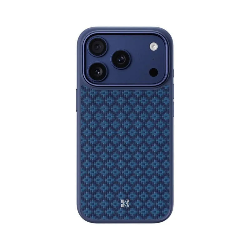 Funda per smartphone Benks Armorgrid Kevlar MagSafe Ultrafina Blu per iPhone 17 Pro - immagine 1