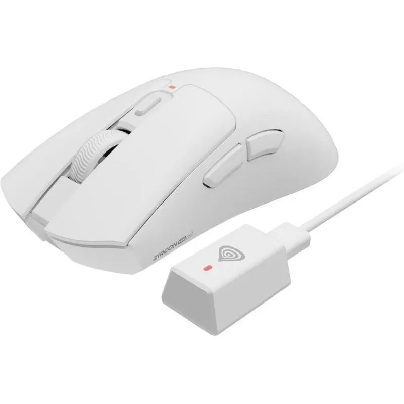 Ratón Genesis Zircon 880 Pro Bluetooth RF Wireless 30000 DPI Bianco - immagine 1