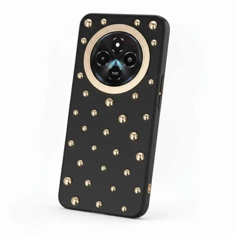 Cover con Borchie Design Moda Protezione Rinforzata per Xiaomi Redmi 14C - immagine 1