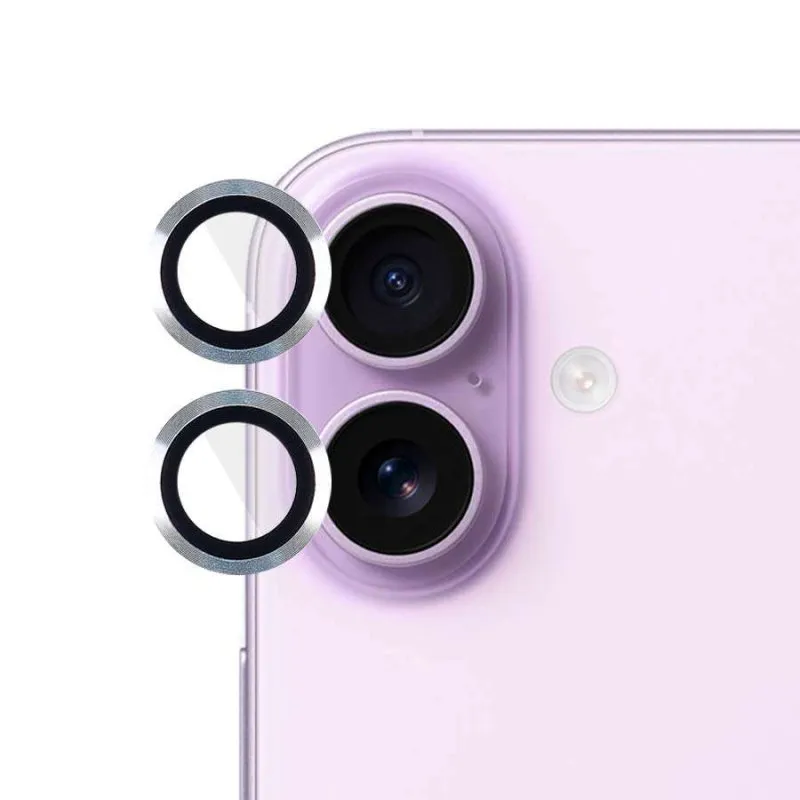 Copriobiettivo Compatibile iPhone 16 Plus Vetro Infrangibile HD - immagine 1