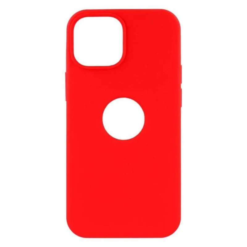 Custodia Ultra Morbida Logo Interno Microfibra per iPhone 13 Mini - immagine 1