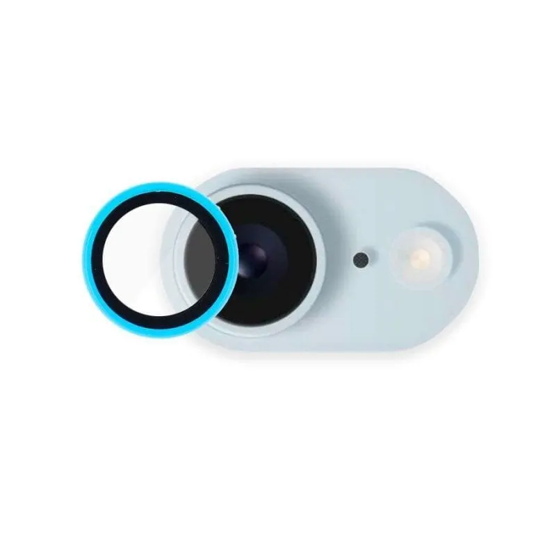 Copriobiettivo Fluorescente Compatibile iPhone 16e Protezione Fotocamera - immagine 1