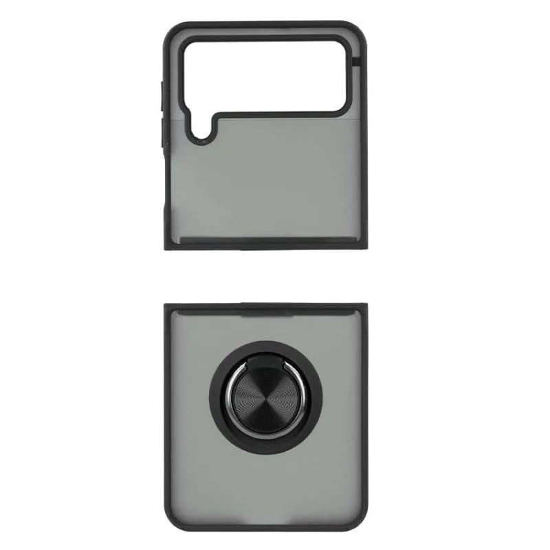 Custodia acrilica con anello per Samsung Galaxy Z Flip4 - immagine 1