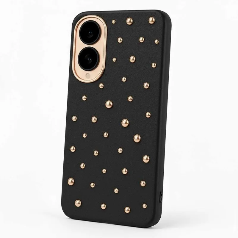 Cover borchiata design moda e protezione per Samsung Galaxy S25 Edge - immagine 1