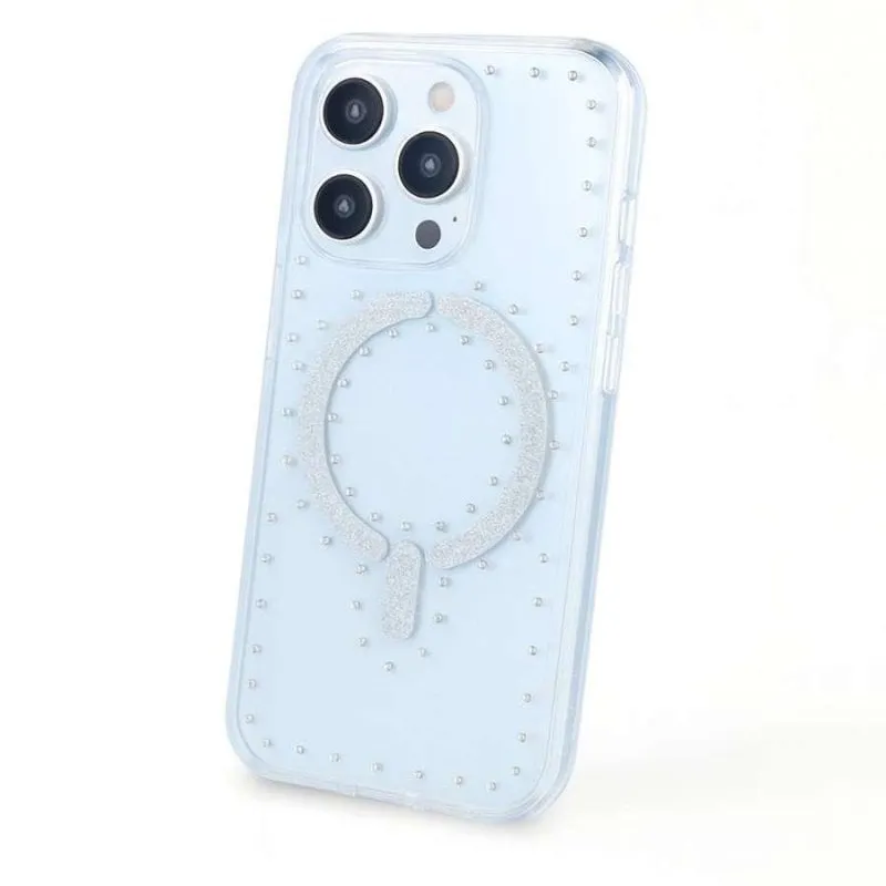 Custodia Brillante Glitter Compatibile MagSafe per iPhone 16 Pro Max - immagine 1