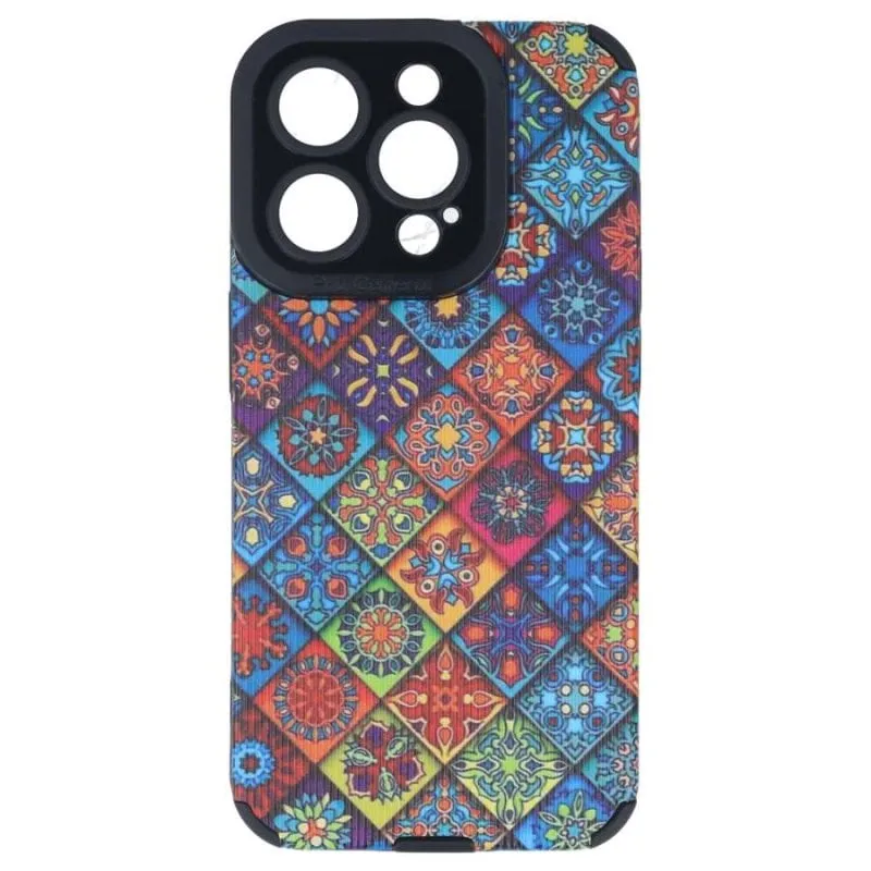 Cover Mandala Antiurto Design Artistico Compatibile per iPhone 16 Pro - immagine 1