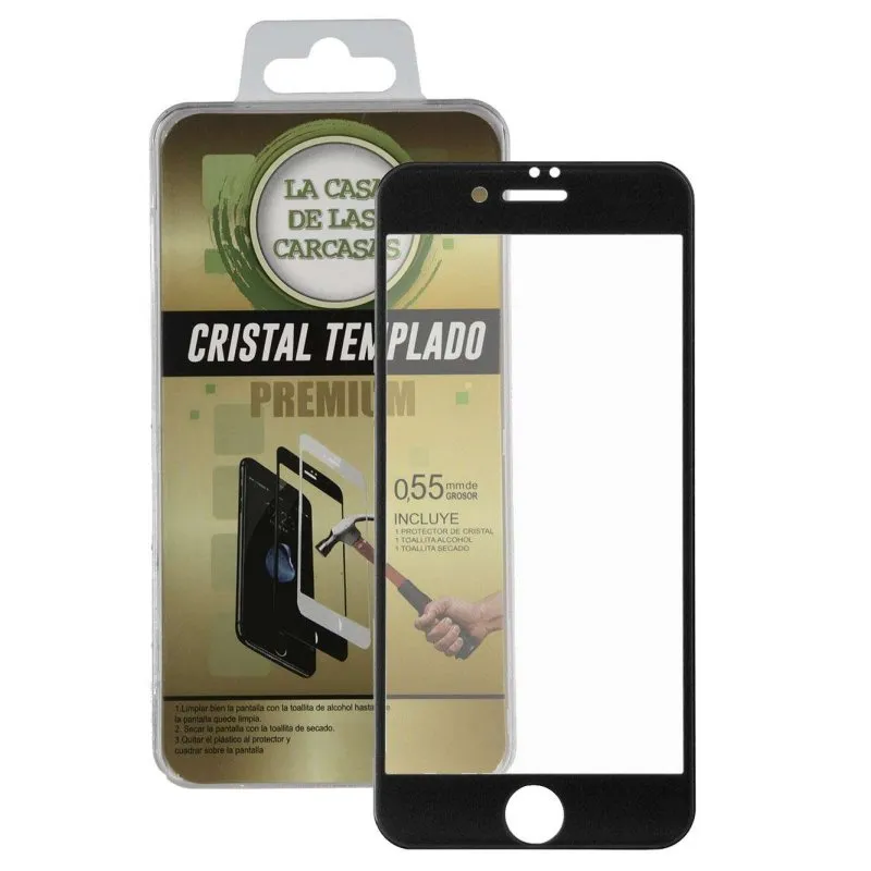 Protezione Schermo Vetro Temperato Completo Compatibile iPhone 6 Copertura Totale - immagine 1