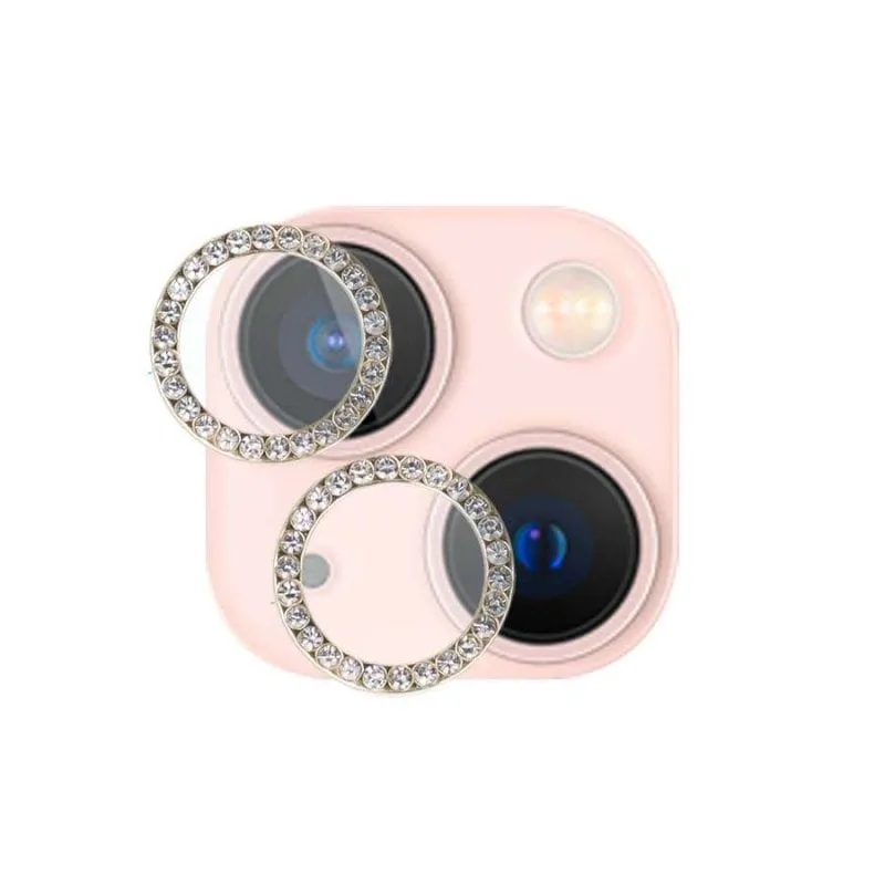 Copriobiettivo Brillante Compatibile iPhone 13 Mini Protezione Fotocamera - immagine 1