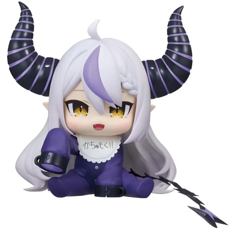 Figura Bandai Hololive La+ Darknesss Holobabies PVC Base Decorativa - immagine 1