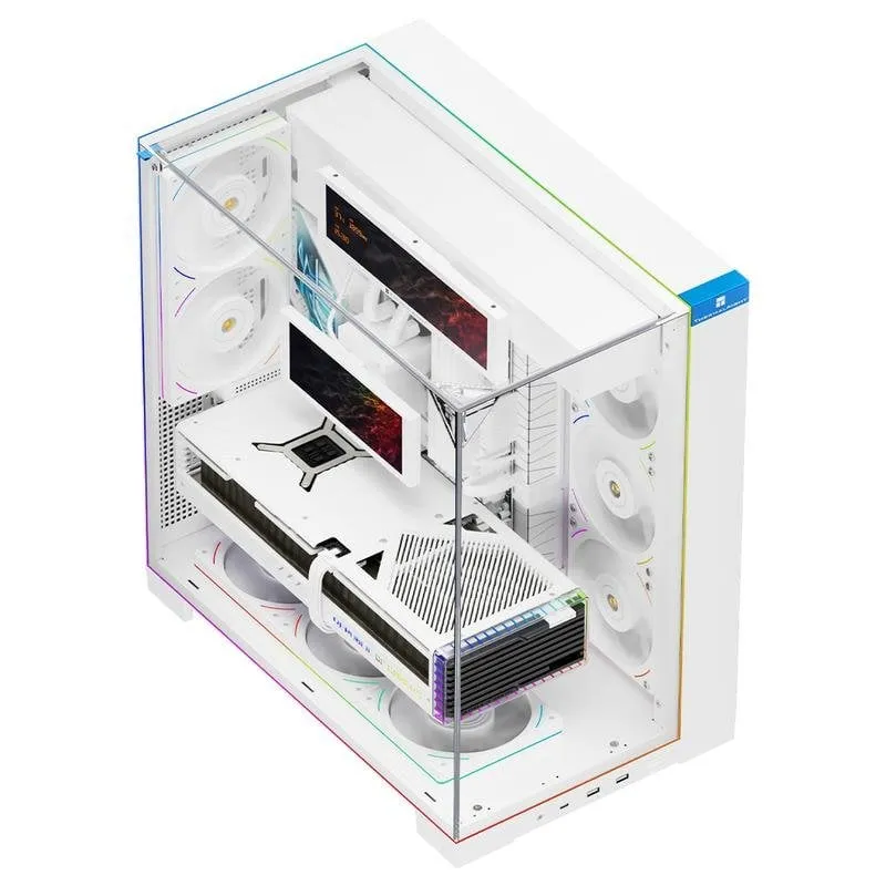 Case PC Thermalright A70 VISION WHITE ATX/mATX/Mini-ITX Vetro Temperato Illuminazione ARGB - immagine 1