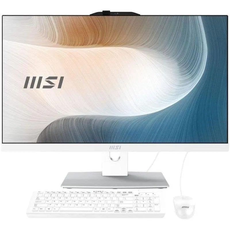 All-in-One MSI Modern AM272P Intel Core i7-1260P 16GB 1TB SSD Iris Xe 27" Senza Sistema Operativo Webcam - immagine 1