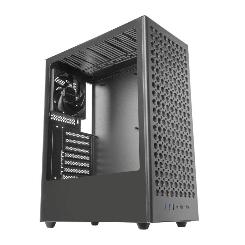 Case ATX Mars Gaming MC-T800 4 Ventole FDB Mesh Vetro Temperato USB-C Nero - immagine 1