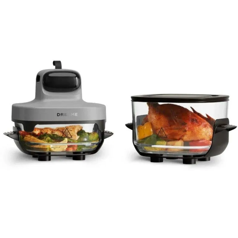 Friggitrice ad Aria Dreame Tasti Starlight 2,5L-4,5L 1500W Grigia - immagine 1