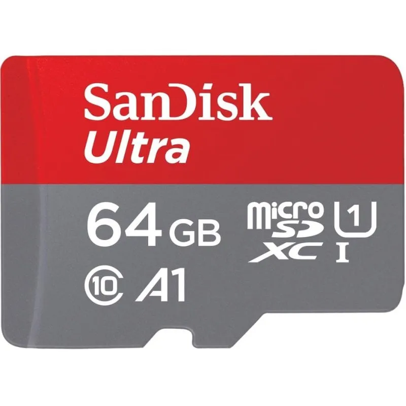 Scheda MicroSD SanDisk Ultra 64 GB MicroSDXC Classe 10 UHS-I 140 MB/s - immagine 1
