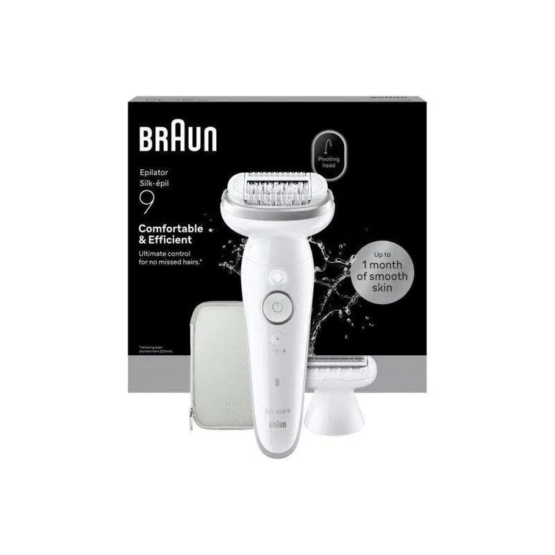 Epilatore Braun Silk-épil 9 9-030 Senza Fili 2 Velocità 2 Testine Wet & Dry - immagine 1