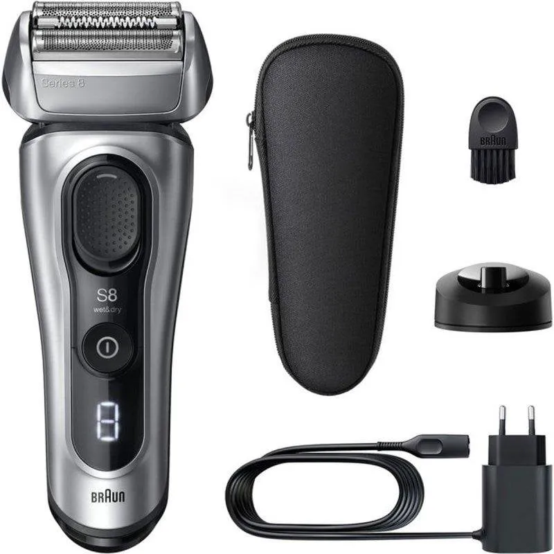 Rasoio Viso Braun Series 8 8617s Senza Fili 60min Funzionamento a Umido Ricarica Rapida - immagine 1