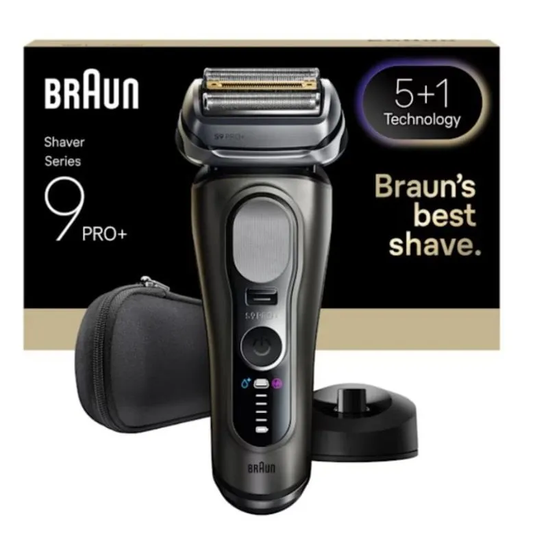 Rasoio Viso Braun Series 9 Pro+ 9615s Senza Fili 60min Wet&Dry 6 Lame Ricarica Rapida - immagine 1
