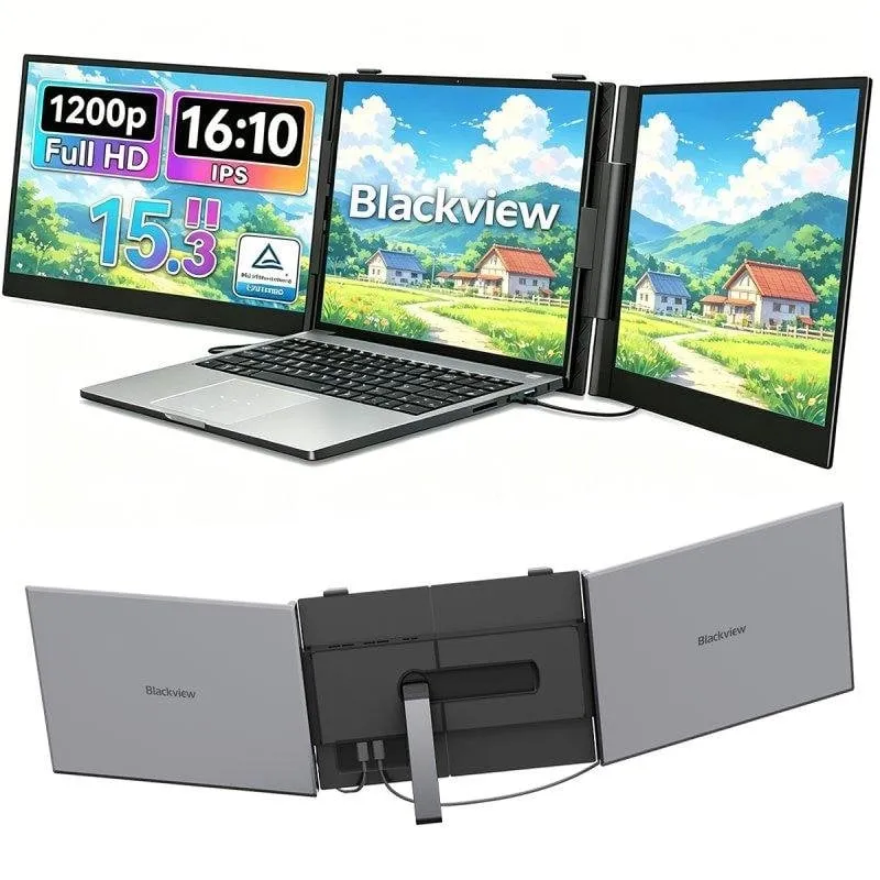 Monitor PC Blackview DCM8 15,3" WUXGA 60Hz IPS USB-C Anti-Luce Blu 1ms - immagine 1